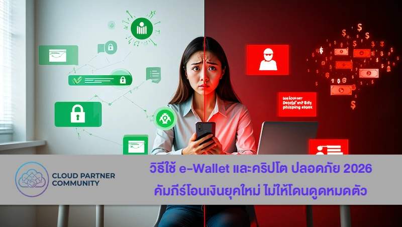 วิธีใช้ e-Wallet และคริปโต ปลอดภัย 2026: คัมภีร์โอนเงินยุคใหม่ ไม่ให้โดนดูดหมดตัว